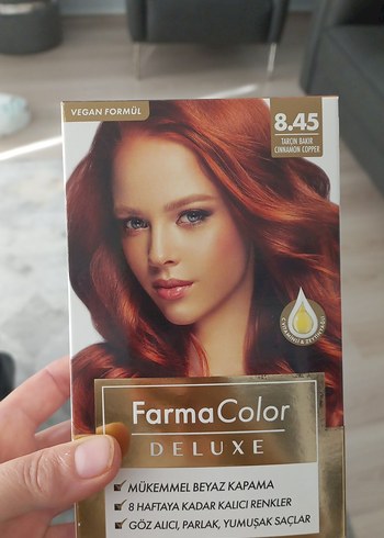  Beden Renk FarmaColor Deluxe 8.45 Tarçın Bakır Saç Boyası