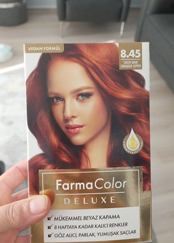 FarmaColor Deluxe 8.45 Tarçın Bakır Saç Boyası