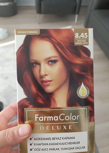 Farmasi FarmaColor Deluxe 8.45 Tarçın Bakır Saç Boyası