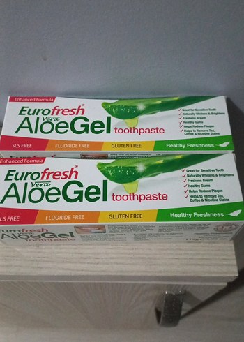 Eurofresh AloeGel Diş Macunu SLS ve Florürsüz - Görsel 2