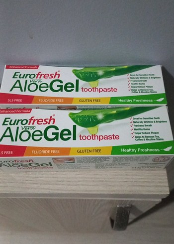 Eurofresh AloeGel Diş Macunu SLS ve Florürsüz - Görsel 3