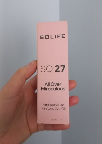 Solife SO27 Çok Amaçlı Onarıcı Yağ 100ml - Görsel 2