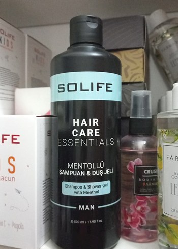 Solife Mentollü Şampuan ve Duş Jeli 500 ml - Görsel 2
