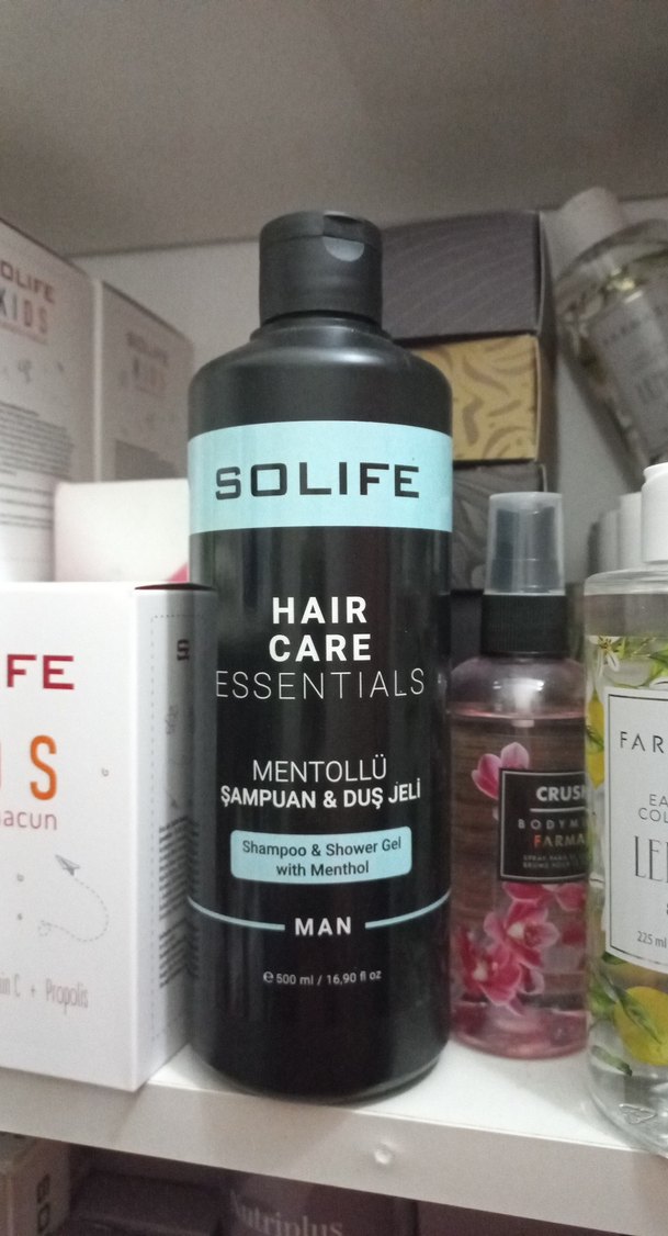 Solife Mentollü Şampuan ve Duş Jeli 500 ml - Görsel 3