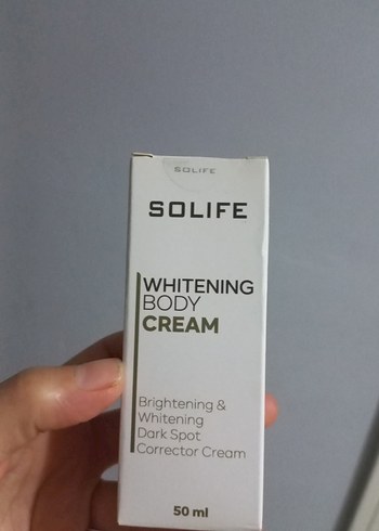 Solife Beyazlatıcı Vücut Kremi 50 ml - Görsel 3