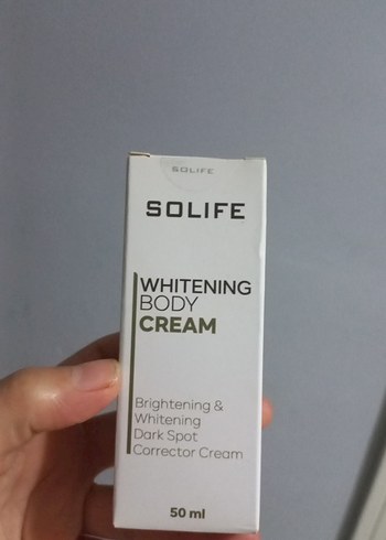 Solife Beyazlatıcı Vücut Kremi 50 ml - Görsel 2