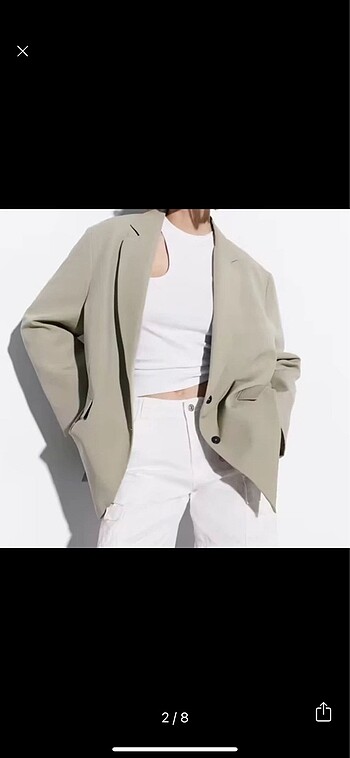 Zara oversize ceket