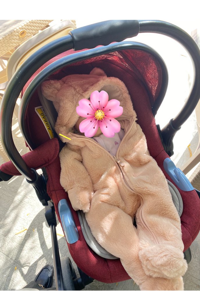 Kız Bebek Kışlık Astronot Tulum - Görsel 5