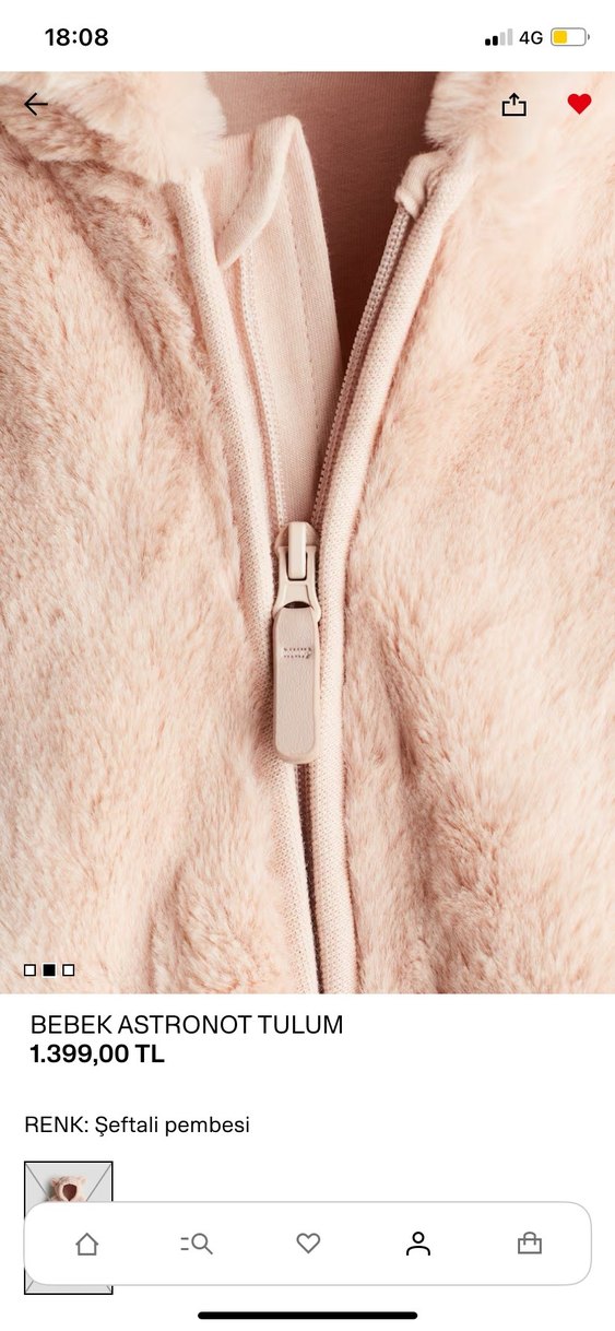 Kız Bebek Kışlık Astronot Tulum - Görsel 2