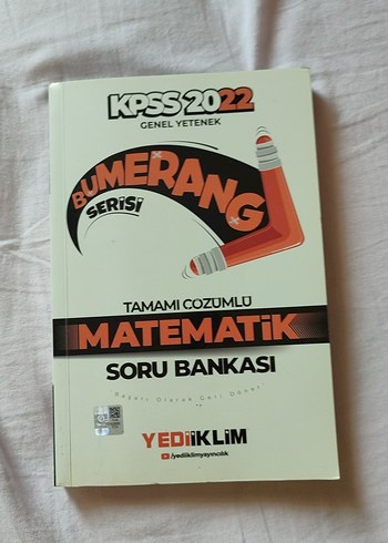 KPSS 2022 Matematik Soru Bankası - Bumerang Serisi