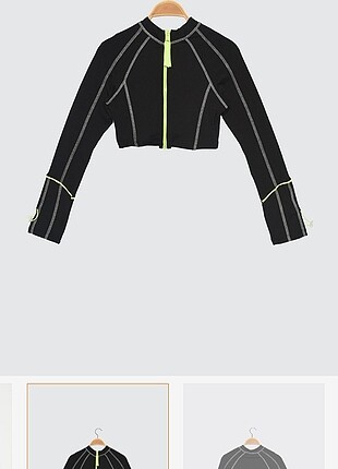 Trendyolmilla siyah spor bluz