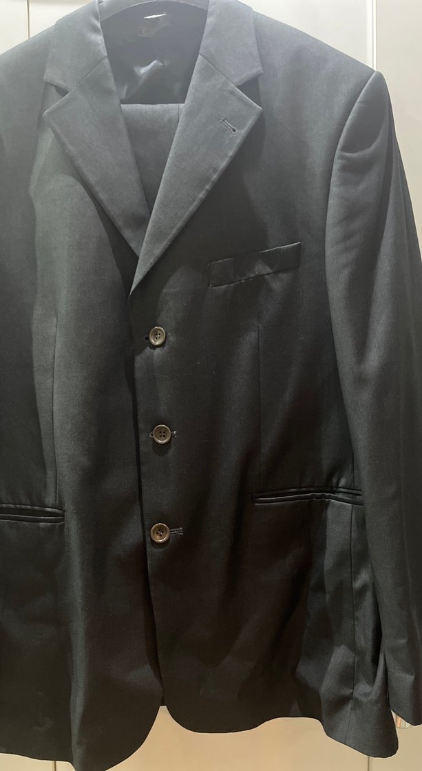 Siyah Düğmeli Erkek Takım Elbise Ceket - Görsel 3