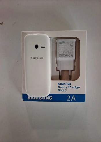 Samsung B312E Beyaz Tuşlu Telefon ve Şarj Cihazı kayitli - Görsel 2