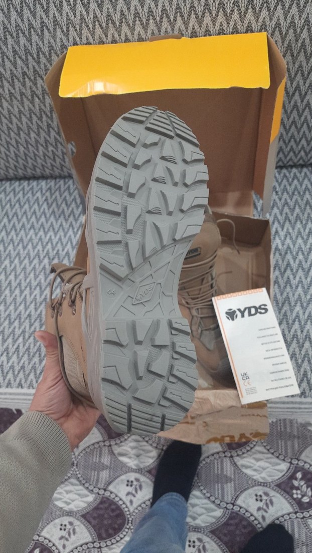 Kamuflaj Desenli Bağcıklı Erkek Outdoor Botları - Görsel 5