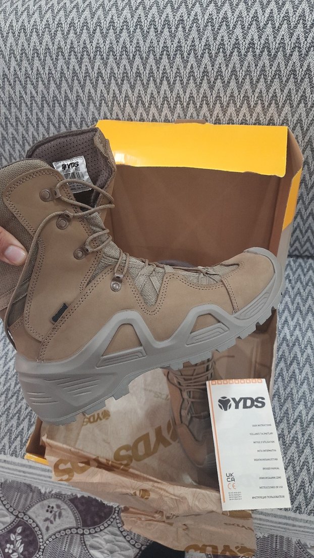 Kamuflaj Desenli Bağcıklı Erkek Outdoor Botları - Görsel 2