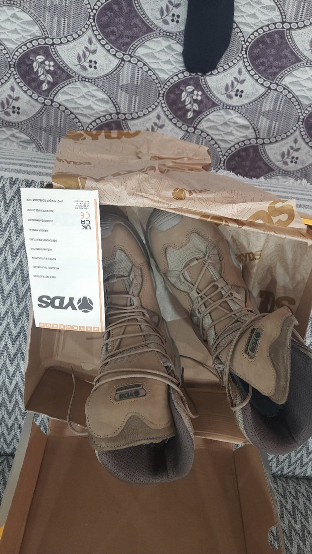 Kamuflaj Desenli Bağcıklı Erkek Outdoor Botları - Görsel 4