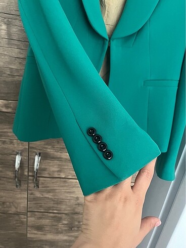 38 Beden Koton blazer ceket