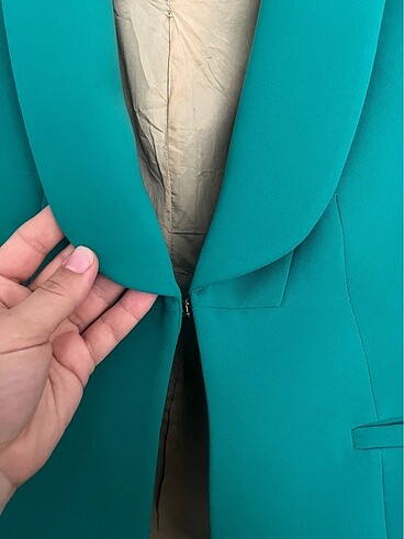 38 Beden yeşil Renk Koton blazer ceket