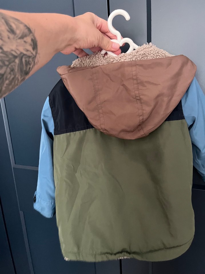 Kürk Detaylı Erkek Çocuk Rahat Mont - Görsel 4