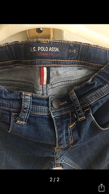 Us Polo erkek çocuk kot pantolon