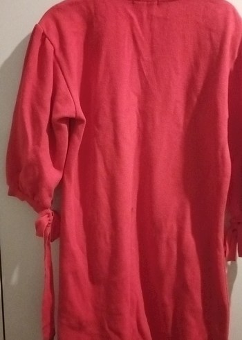 Kırmızı Rahat Kesim Kadın - Görsel 8