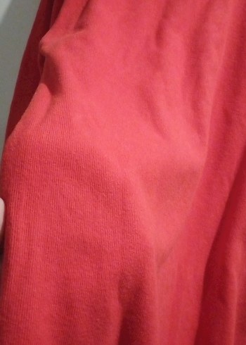 Kırmızı Rahat Kesim Kadın - Görsel 10