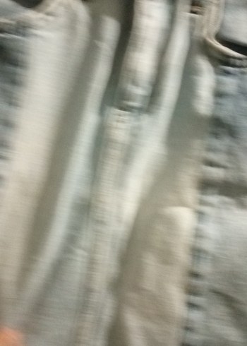 Mavi Bağcıklı Kısa Denim Etek - Görsel 5