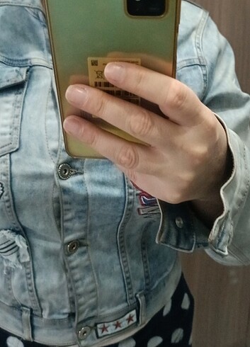 xl Beden mavi Renk Kot ceket