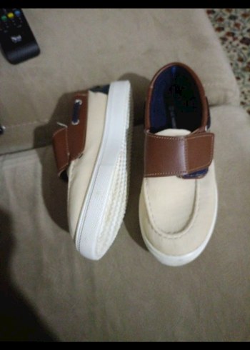 Bej Erkek Çocuk Cırt Cırtlı Loafer Ayakkabı - Görsel 5