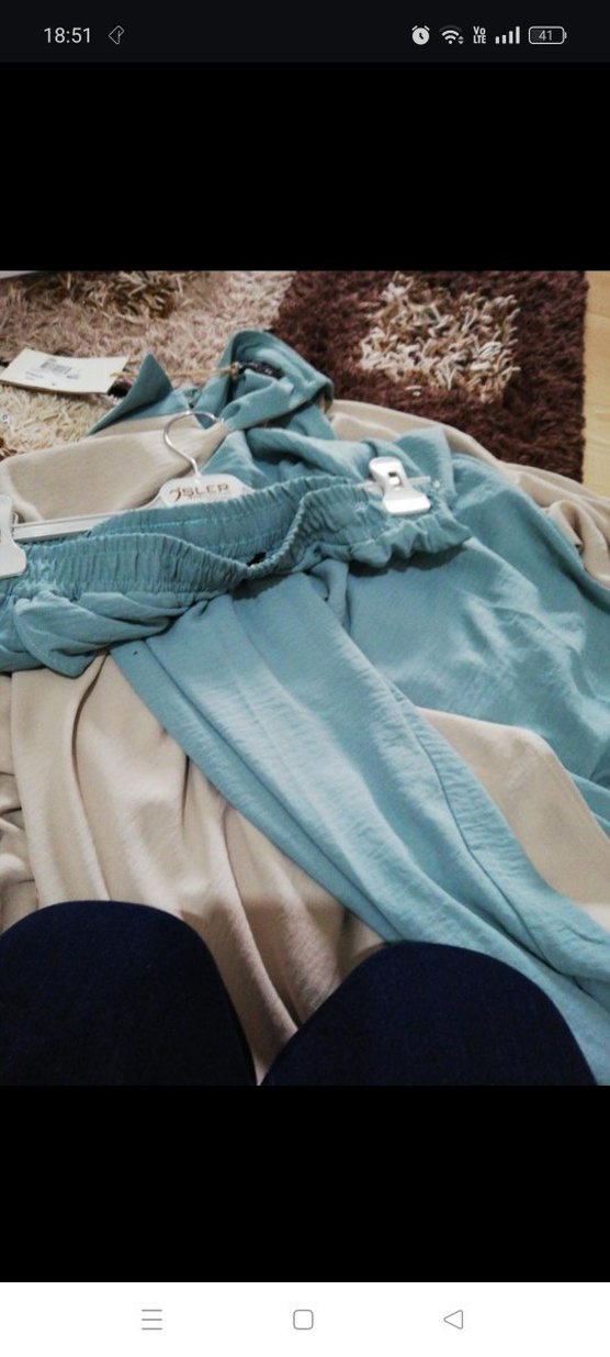 Mavi Uzun Kollu ikili Takımı - Görsel 5