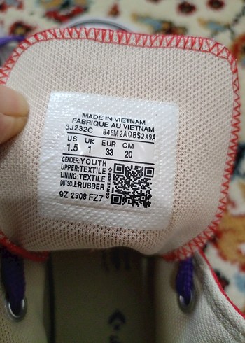 Renkli Bağcıklı çocuk Spor Ayakkabısı - Görsel 6