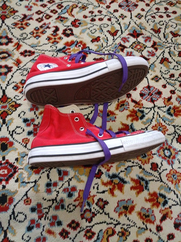 Renkli Bağcıklı çocuk Spor Ayakkabısı - Görsel 2