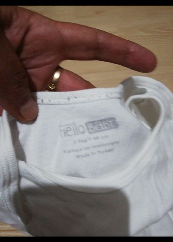 hello baby. 9 adet çıtçıtlı zıbın. 9/12 ay. - Görsel 7