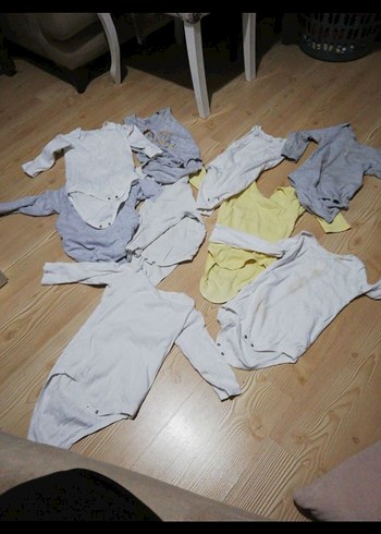 hello baby. 9 adet çıtçıtlı zıbın. 9/12 ay. - Görsel 2