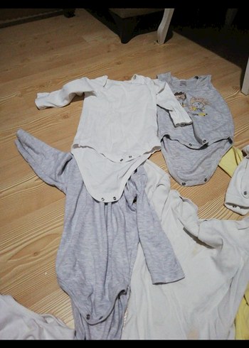 hello baby. 9 adet çıtçıtlı zıbın. 9/12 ay. - Görsel 5