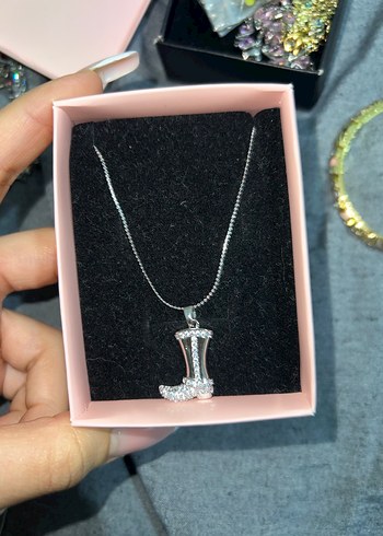 çelik kovboy botu kolye - Görsel 2