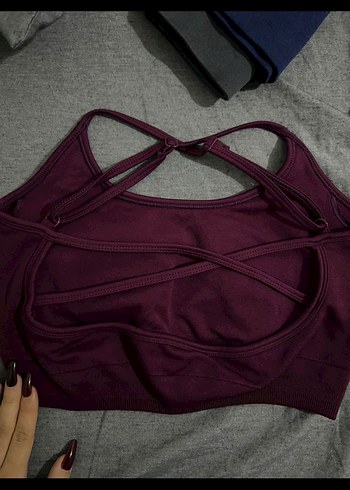 Bordo Spor Sütyeni - Görsel 2