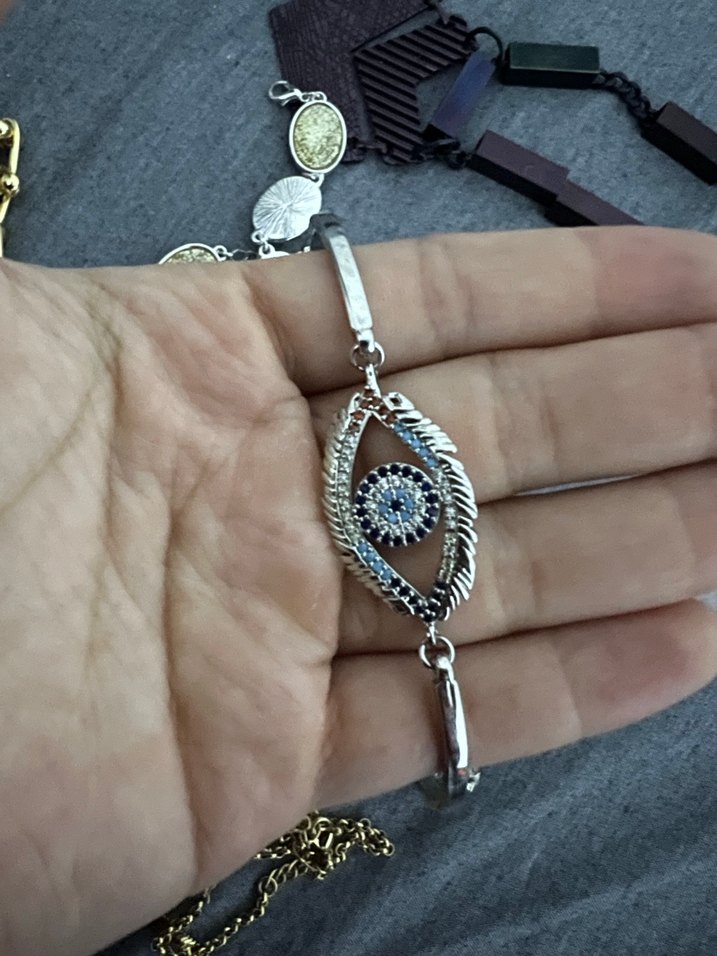 göz detaylı kadın bileklik - Görsel 2