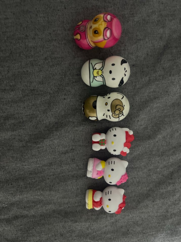 Hello kitty figür ve hacıyatmaz - Görsel 2