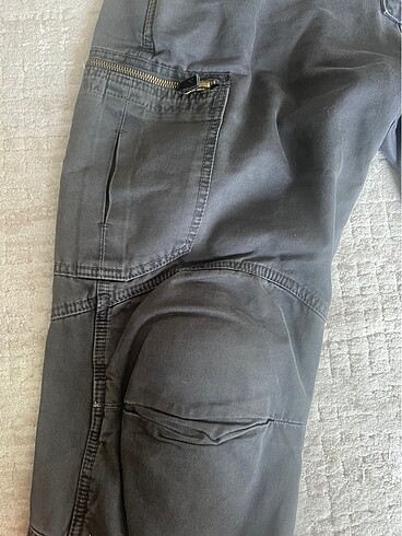 Erkek - kanvas tipi motorcu pantalon - Görsel 4