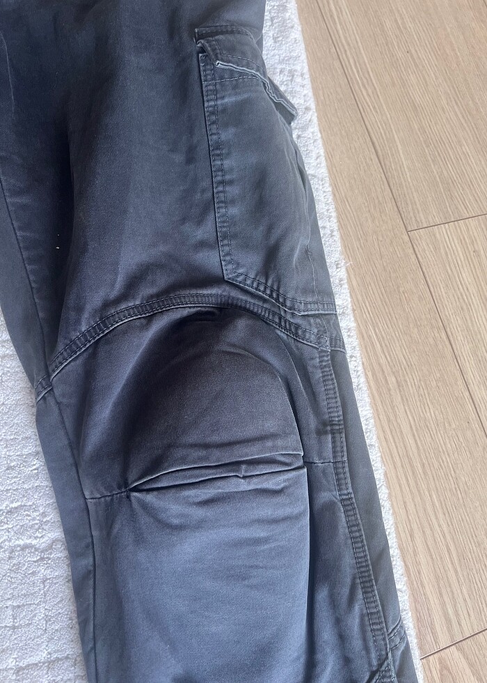 Erkek - kanvas tipi motorcu pantalon - Görsel 3