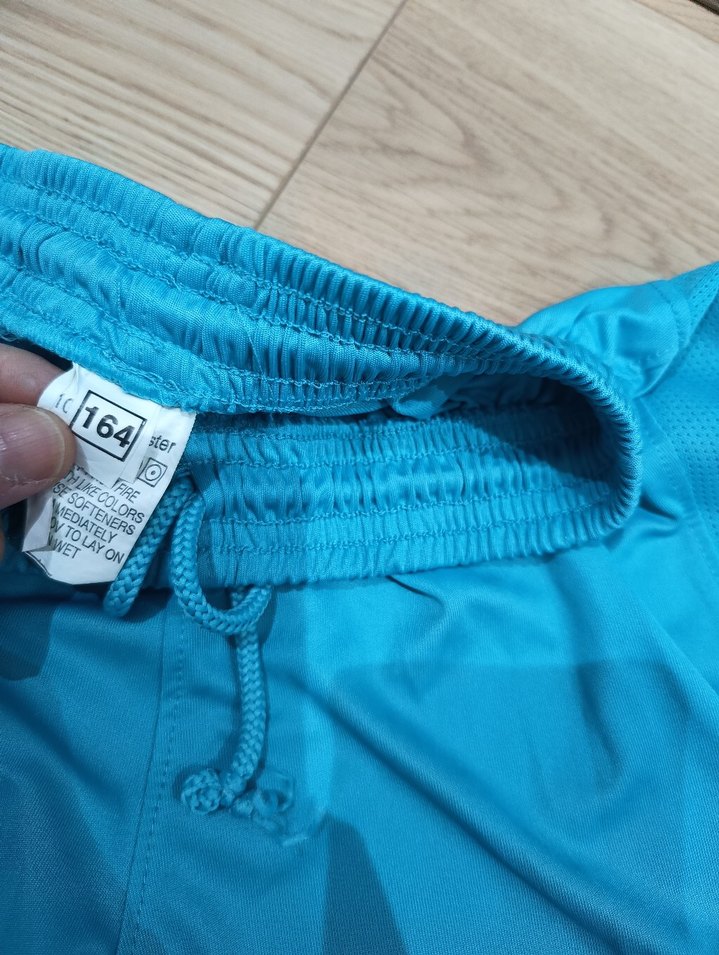 Mavi Rahat Kesim Mini Şort - Görsel 3