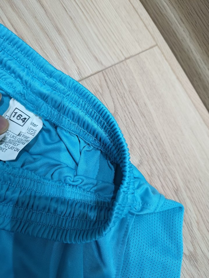 Mavi Rahat Kesim Mini Şort - Görsel 2