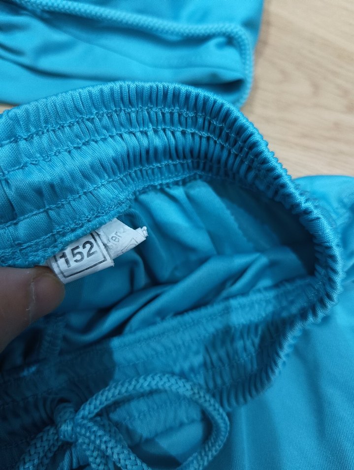 Mavi Rahat Kesim Mini Şort - Görsel 5