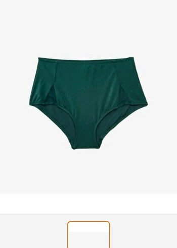 Kadın Turkuaz Yüksek Bel Bikini Altı - Görsel 4