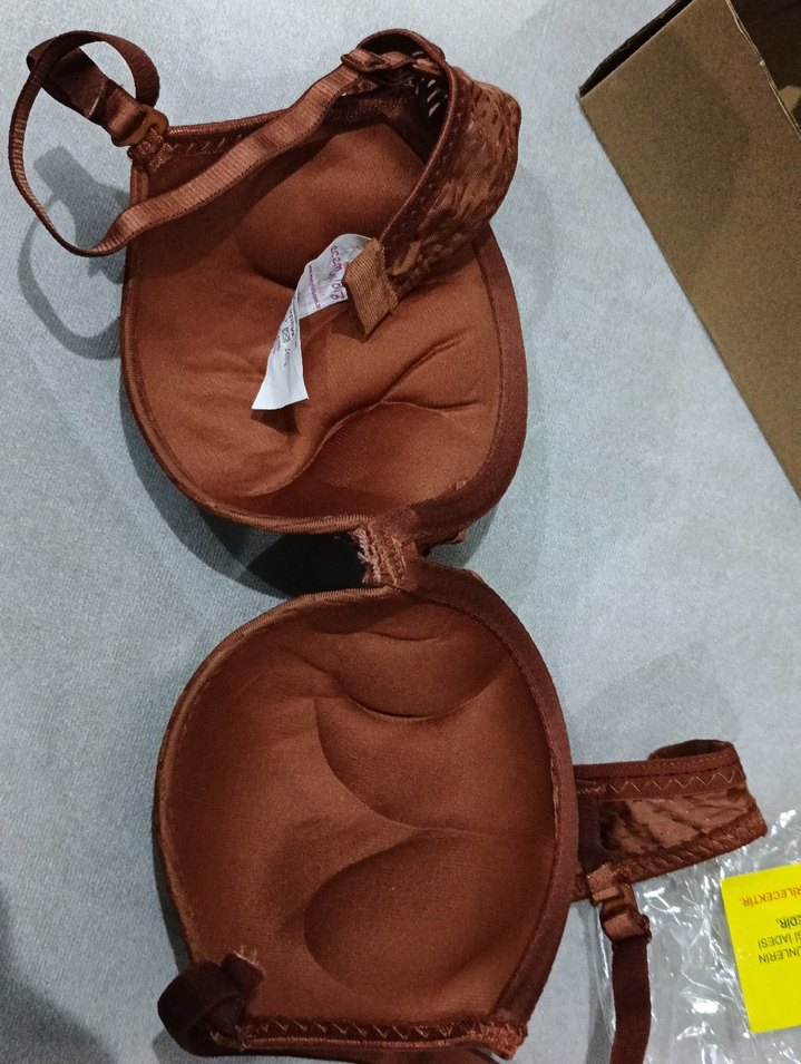 Parlak Kahverengi Sütyen - Görsel 2