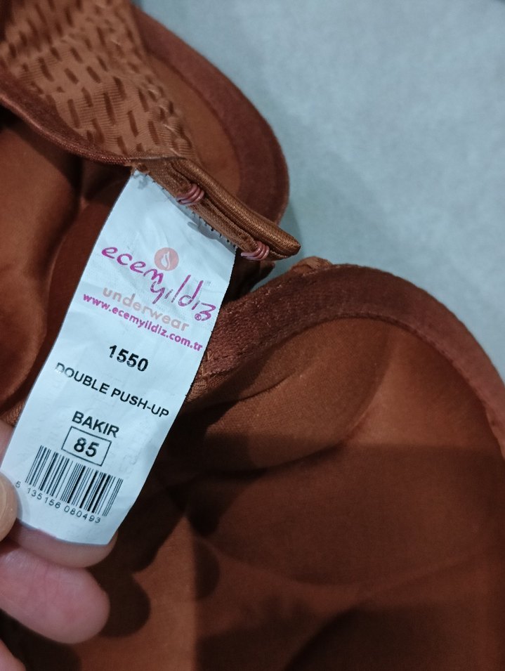 Parlak Kahverengi Sütyen - Görsel 3