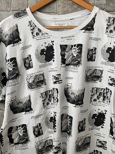 l Beden beyaz Renk Oversize Tshirt