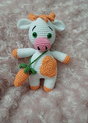 amigurumi inek 18 cm