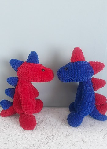 Renkli Peluş Dinozor Oyuncakları